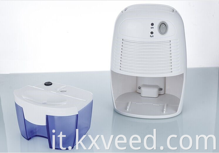 Mini deumidificatore asciugatura dell'aria deumidificatore con serbatoio d'acqua da 500 ml